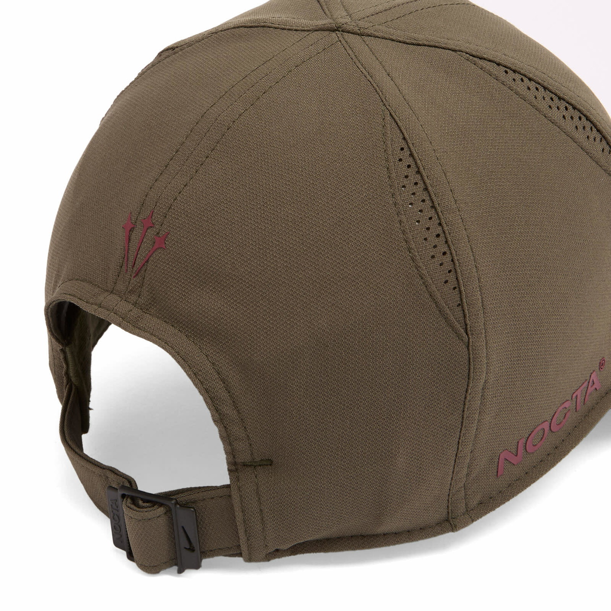 ナイキ x NOCTAコラボキャップ カーキxワインレッドM/Lサイズタグ付