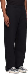 Marine Serre Black Moon Logo Fleece Sweatpants