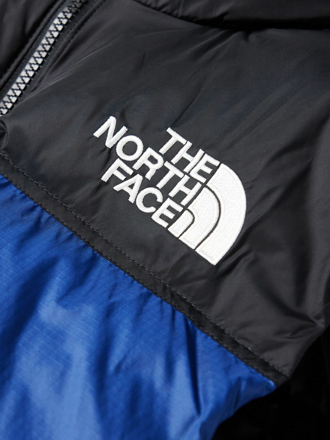 The North Face - 1996 Retro Nuptse Quilted Recycled-Ripstop and Shell Hooded Down Gilet - Blue