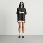 END. Airlines Short Sleeve T-Shirt in Cinder Black