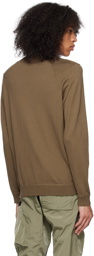 C.P. Company Brown Sea Island Sweater