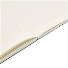 Pith Pomelo Lined Notebook - Large in Black
