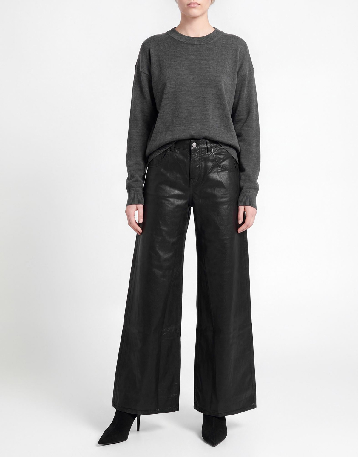 Laneus Womens Pants in Black