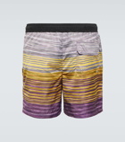 Missoni - Striped swim shorts