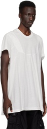 Julius Off-White Paneled T-Shirt
