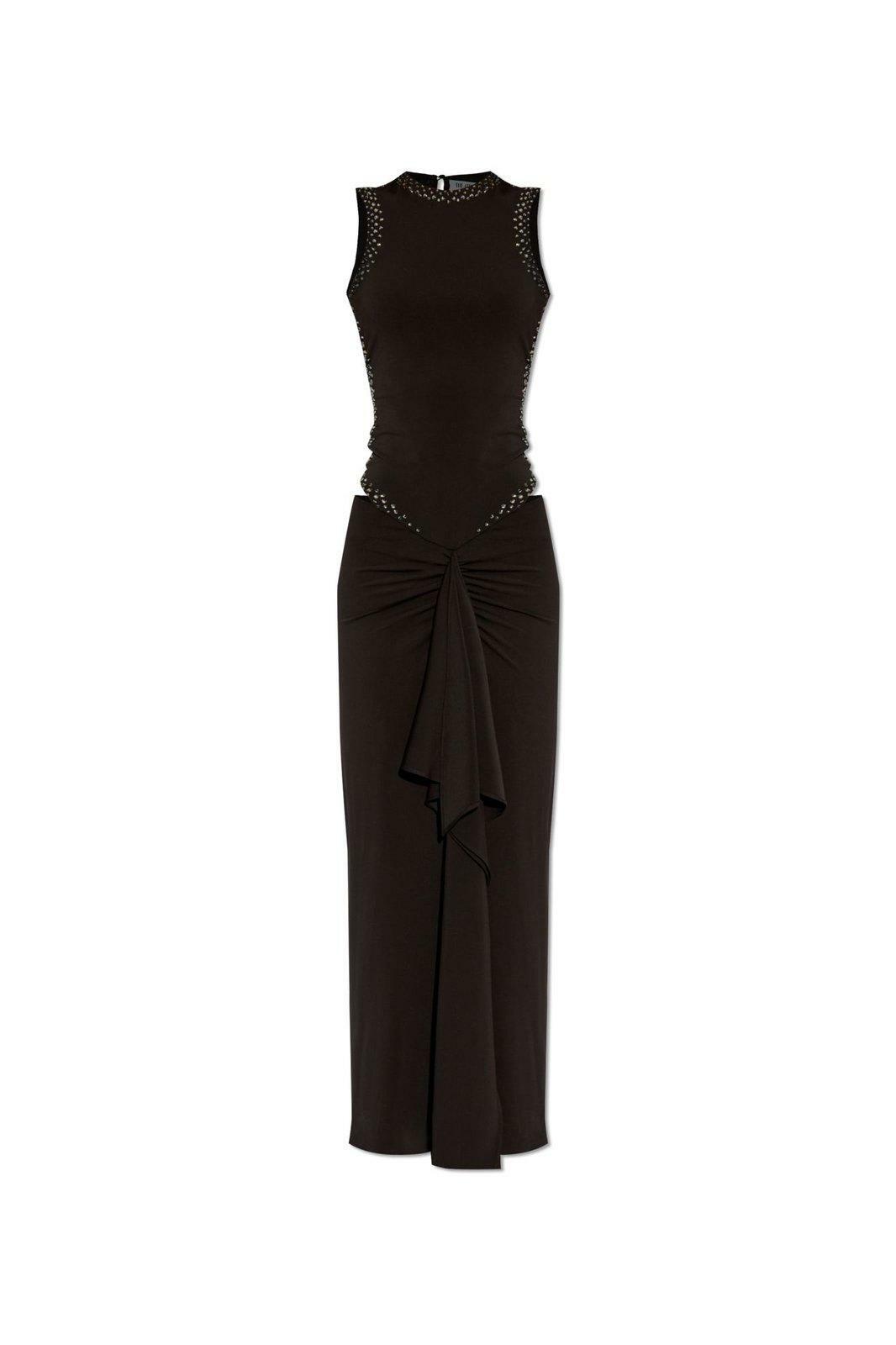The Attico Saskia printed halter neck maxi dress The Attico