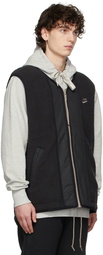 Nike Black Sherpa Vest