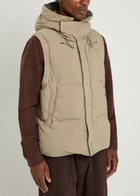 Ten C Boreal Hooded Shell Gilet Light Grey