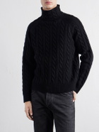 TOTEME - Cable-Knit Wool Sweater - Black