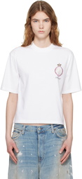 Off-White White Royal Crown Boxy T-shirt