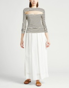 A. w.a. k.e. Mode Womens T-shirt in Off white