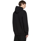 Kenzo Black Embroidered Logo Hoodie