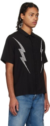 Double Rainbouu Black Electric Shirt