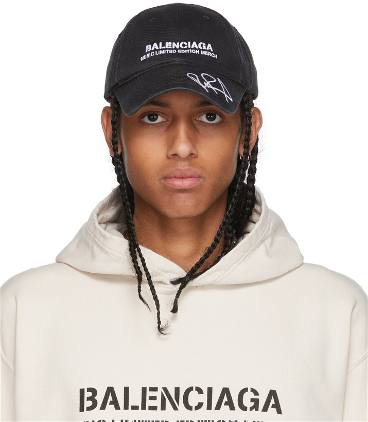 Photo: Balenciaga Black RuPaul Edition 'RuPaul' Cap