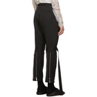 Sulvam Black Bandage Trousers