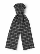 mfpen - Checked Brushed Wool Scarf