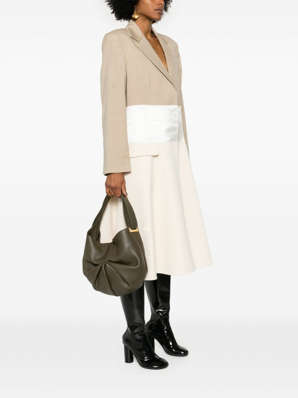 Tsatsas Green Sacar Leather Shoulder Bag