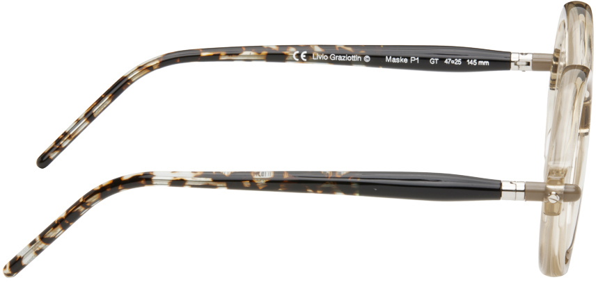Kuboraum Yellow & Tortoiseshell P1 Glasses