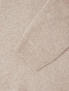 SEASE - Virgin Wool and Cashmere-Blend Half-Zip Sweater - Neutrals