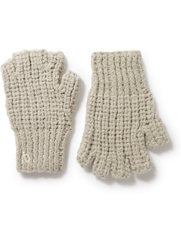 Photo: Rag & Bone - Ribbed-Knit Gloves