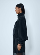Cecilie Bahnsen High-Neck Fleece Pullover Sweatshirt