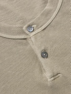 James Perse - Cotton-Jersey Henley Shirt - Neutrals