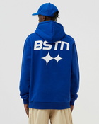 Bstn Brand Sports Logo Heavyweight Hoody Blue - Mens - Hoodies