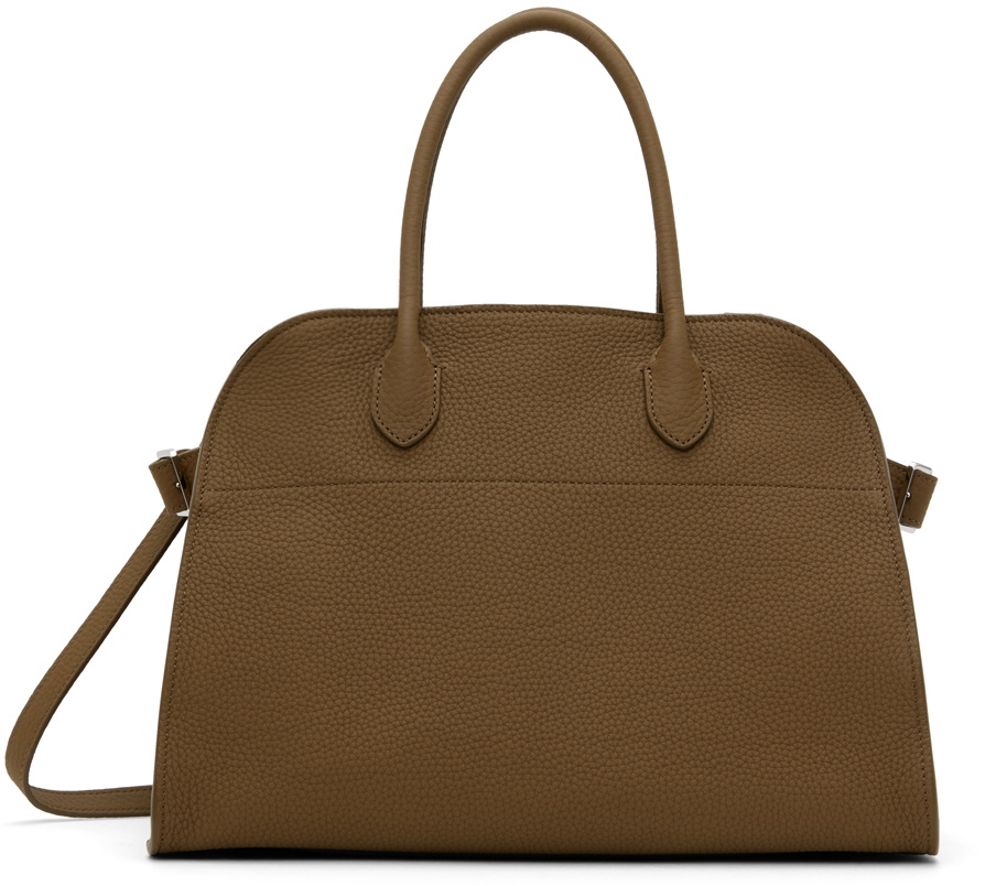 The Row Taupe Soft Margaux 12 Bag The Row