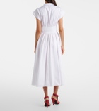 Alaïa Cotton poplin midi dress