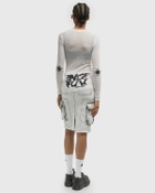 032c BLACK SUN FINE RIB LONGSLEEVE White Womens Longsleefe