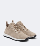 Jimmy Choo Veles faux pearls embellished sneakers