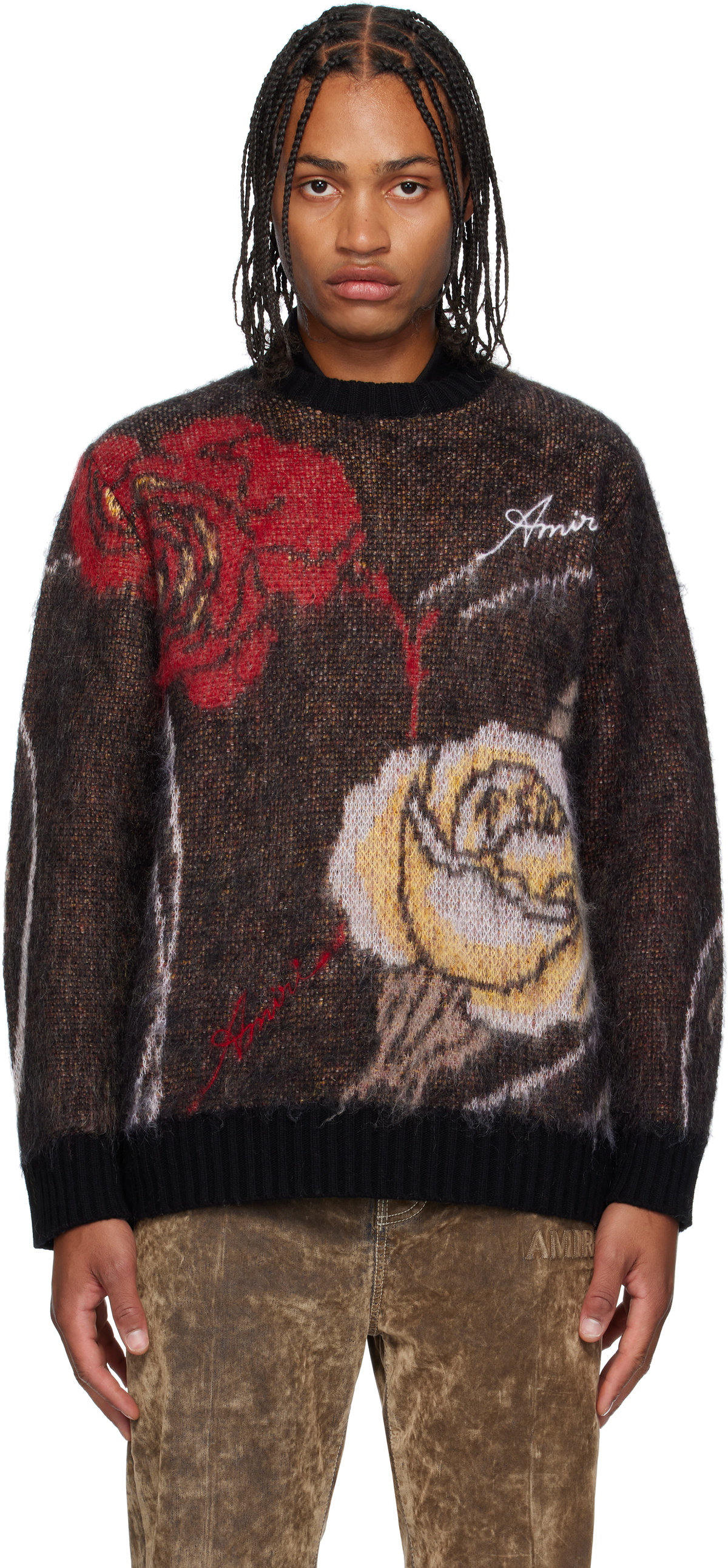Amiri Multicolor Rainbow Kisses Sweater Amiri