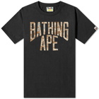 A Bathing Ape Men's Sand Camo NYC Logo T-Shirt in Black/Beige