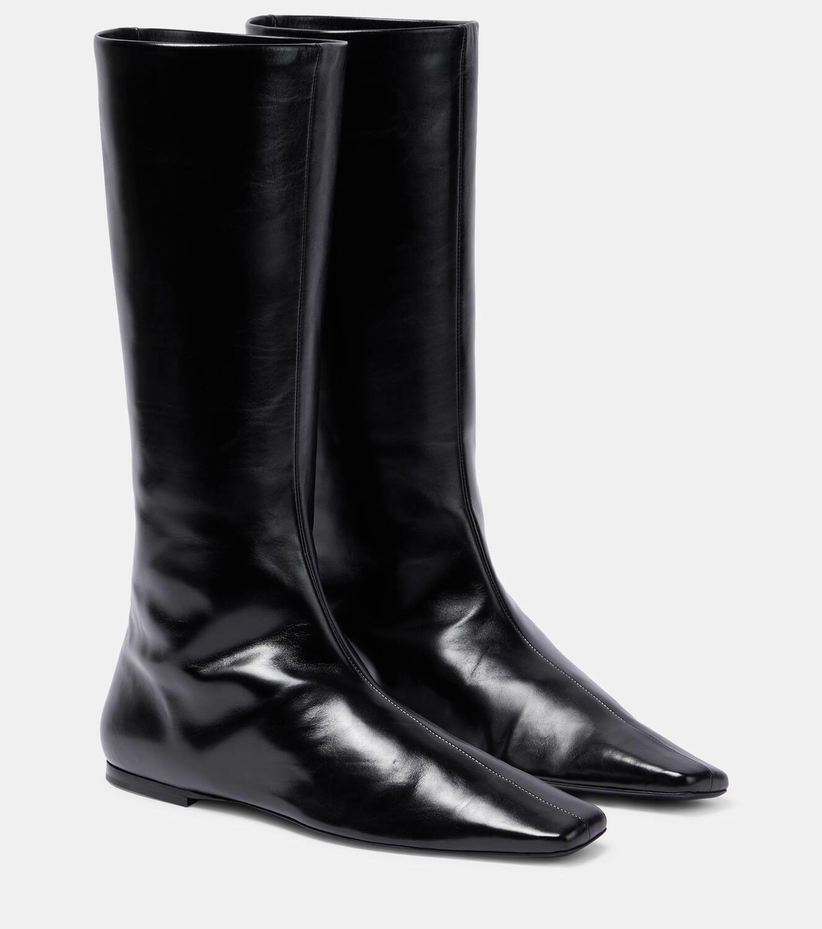 The Row Bette leather knee high boots The Row