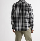RAG & BONE - Jack Checked Cotton-Twill Shirt Jacket - Black