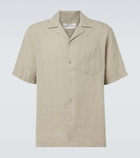 Frescobol Carioca Angelo linen bowling shirt