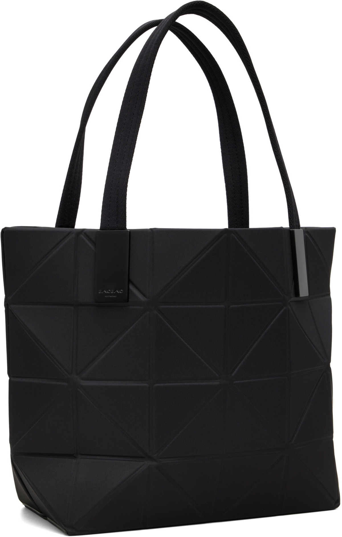 BAO BAO ISSEY MIYAKE Black Track Tote