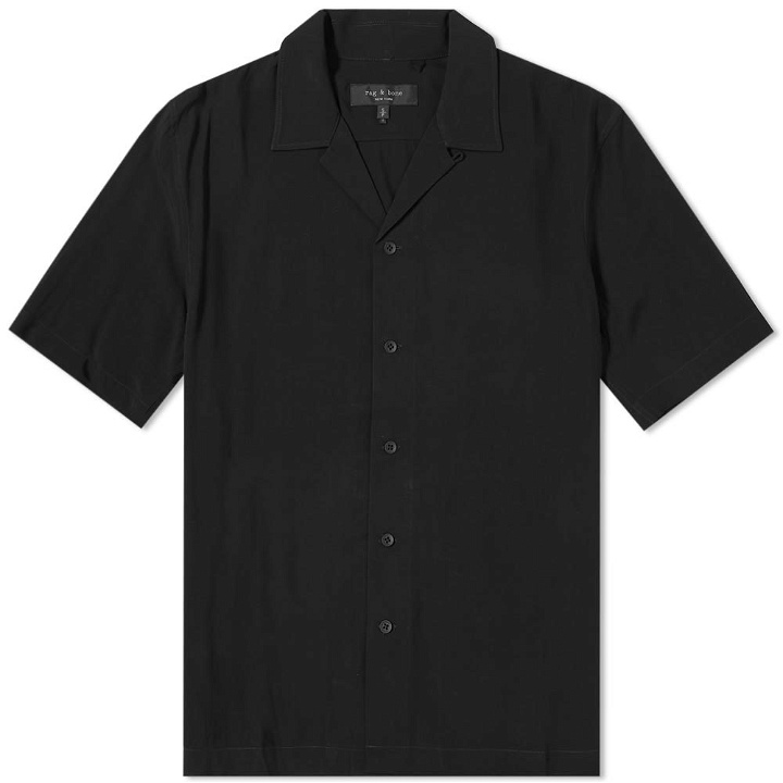 Photo: Rag & Bone Short Sleeve Vacation Shirt Black