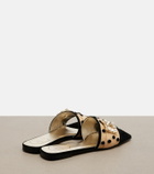 Roger Vivier Viv' By The Sea polka-dot canvas sandals