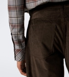 Acne Studios Cotton corduroy wide-leg pants