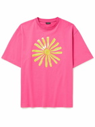 Jacquemus - Printed Cotton-Jersey T-Shirt - Pink