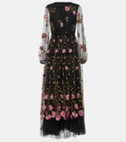 Giambattista Valli Embroidered tulle gown