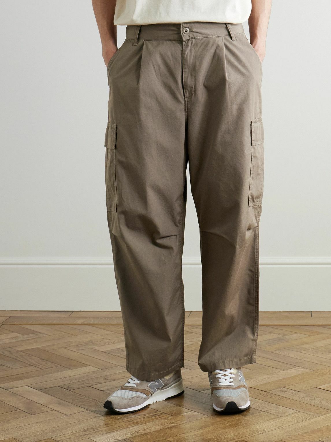 Carhartt WIP - Cole Straight-Leg Cotton-Twill Cargo Trousers - Brown