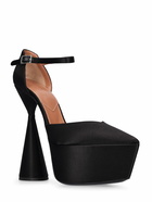 D'ACCORI - 150mm Reign Satin Pumps