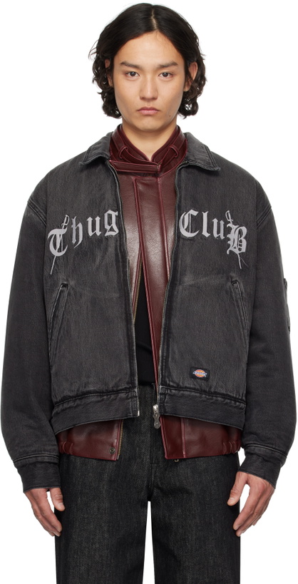 Photo: Thug Club Black Dickies Edition TC Eisenhower Denim Jacket