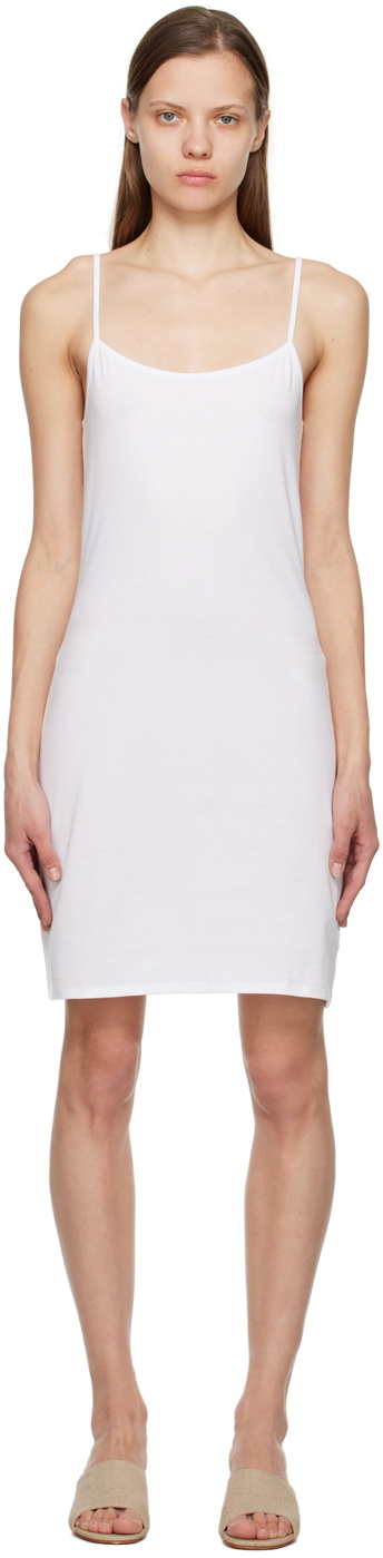 Sunspel White Slip Minidress