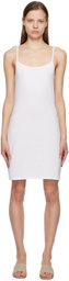 Sunspel White Slip Minidress