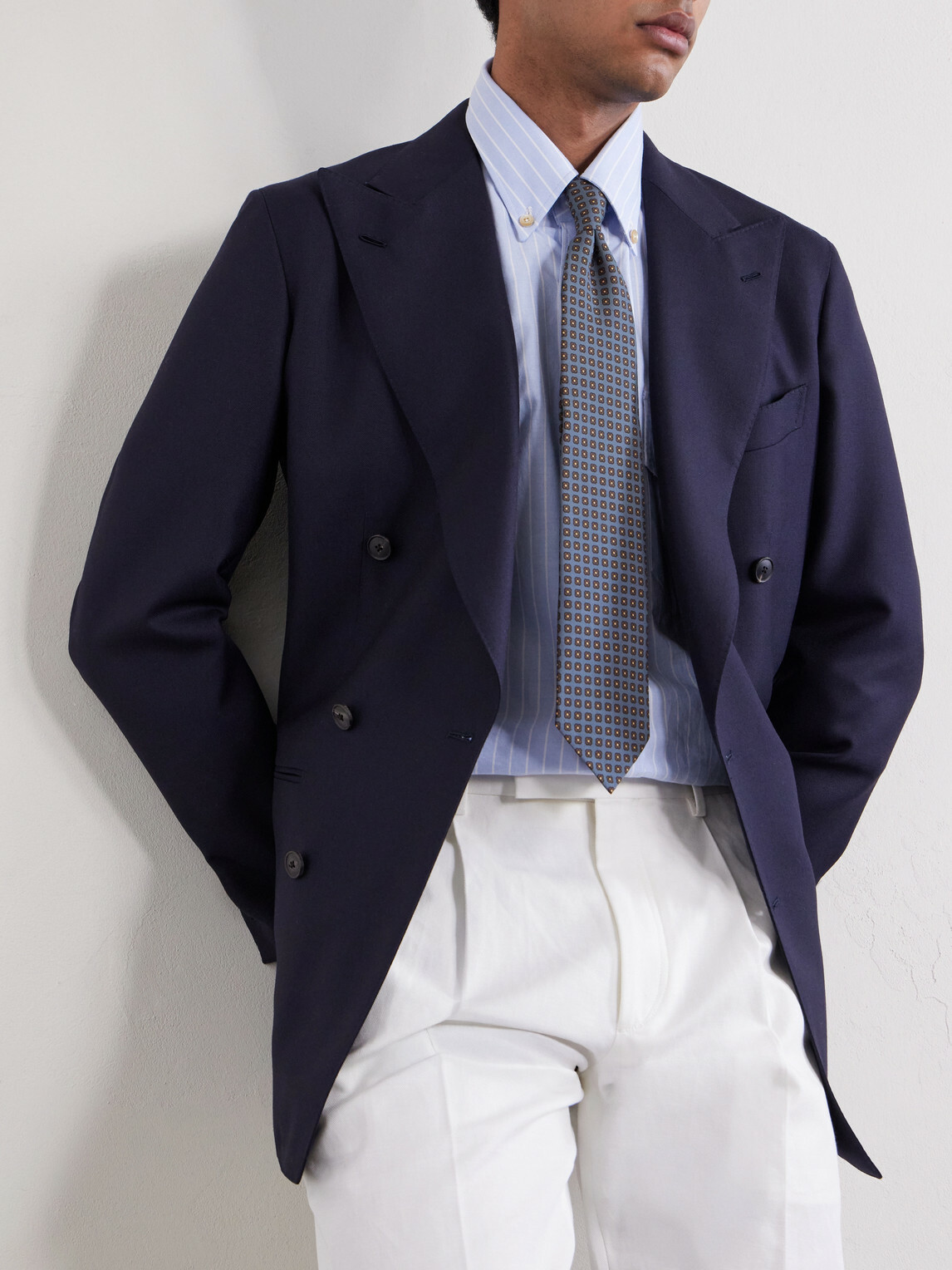 Thom Sweeney - 9cm Printed Silk Tie