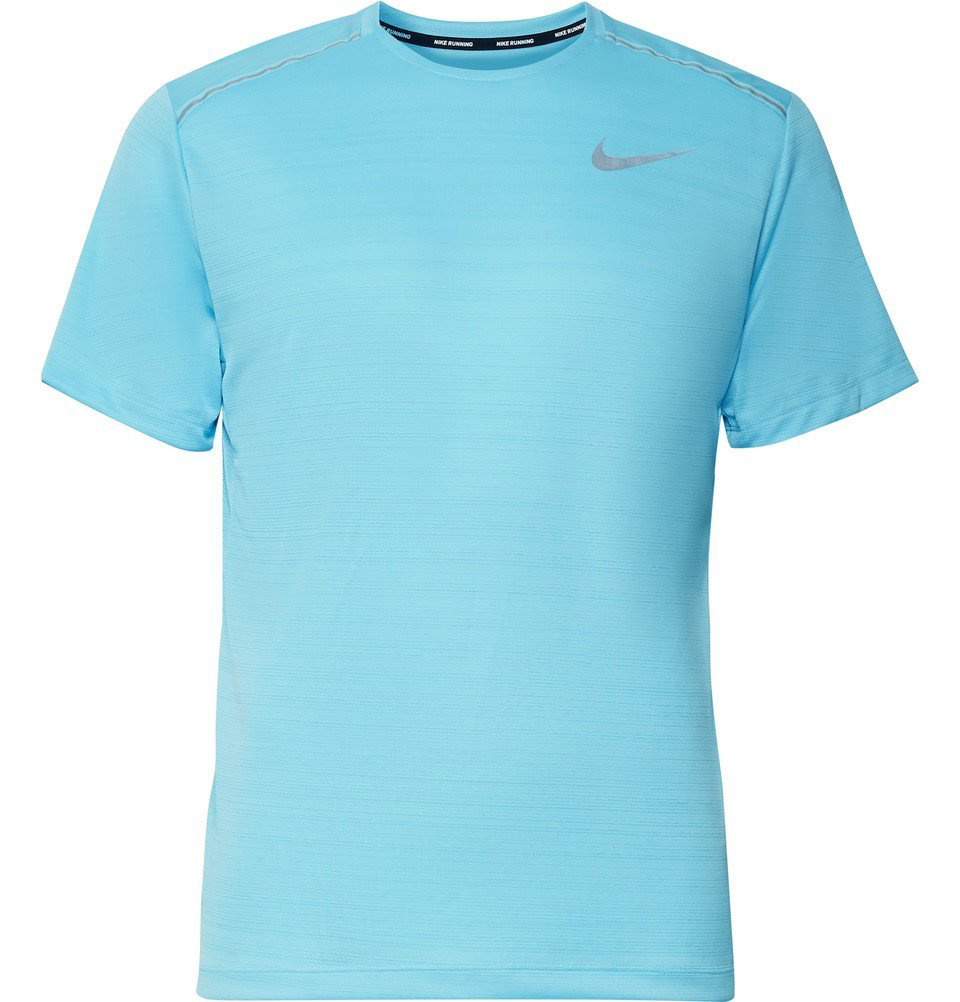 Palacio esférico Duque Nike Running - Miler Breathe Dri-FIT T-Shirt - Light blue Nike Running
