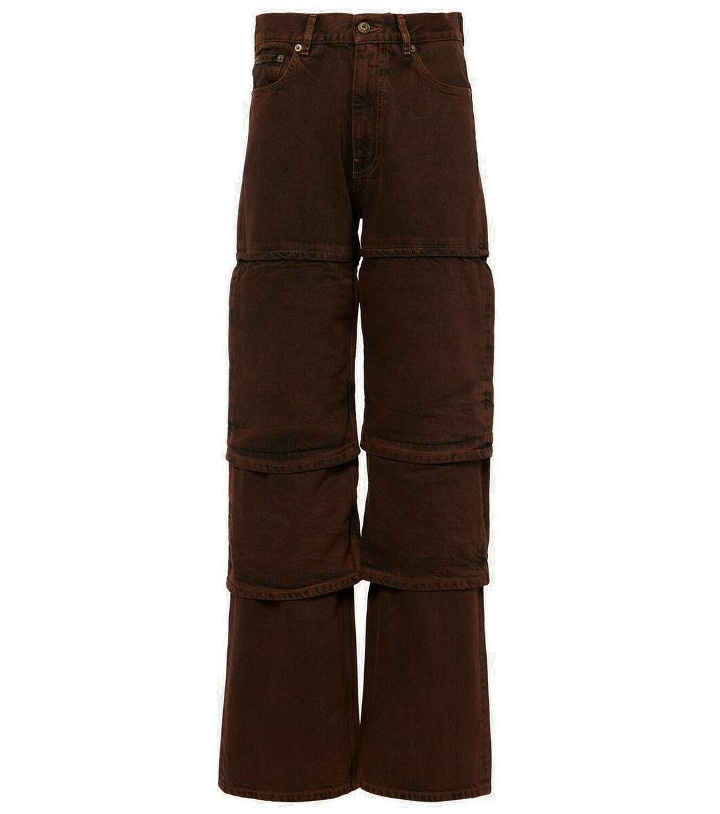 Photo: Y/Project Layered high-rise wide-leg jeans